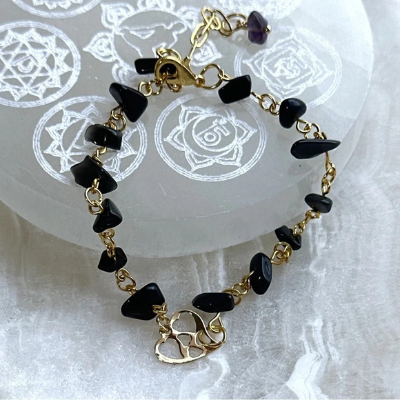 Alquimia Black and Gold Bracelet - Picture 1 of 5